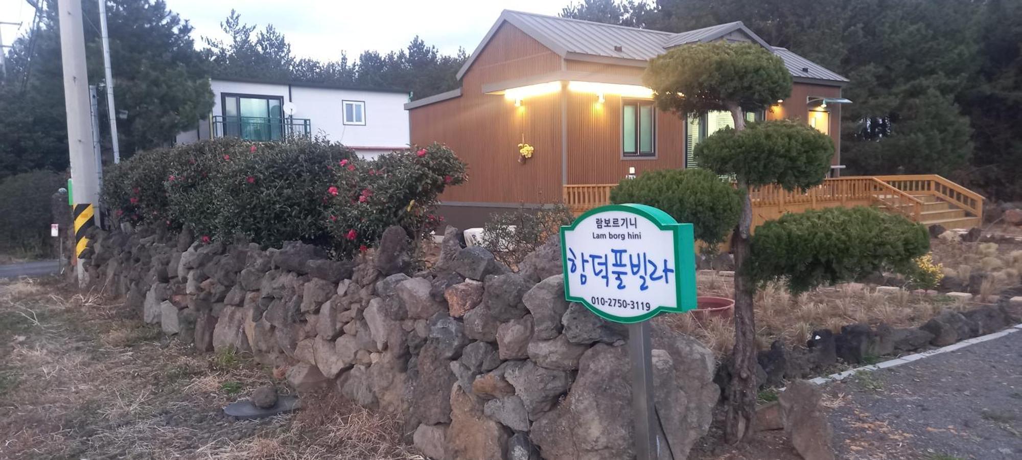 Hamdeok Pool Villa Pension Jeju Extérieur photo